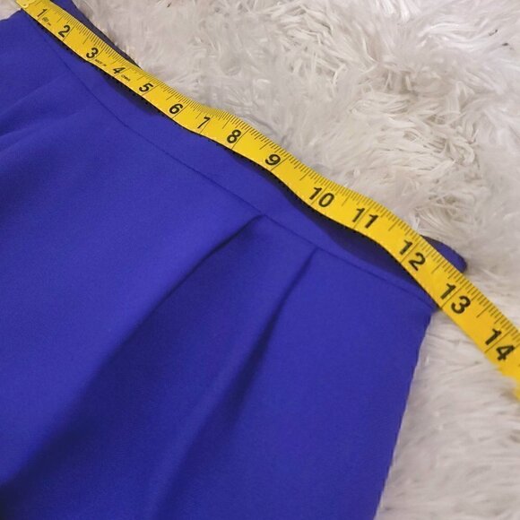 Casual Corner Purple/Gold Button Blazer & Skirt Set. Size 6P - Picture 9 of 16